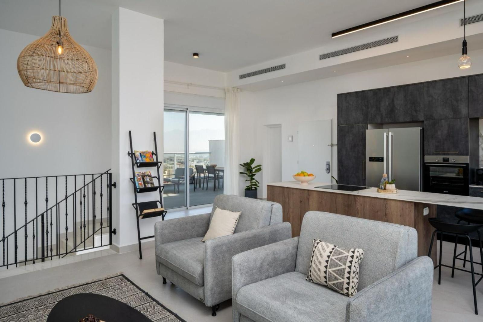 דירות אילת Mountain And Sea View - Penthouse With Private Pool מראה חיצוני תמונה