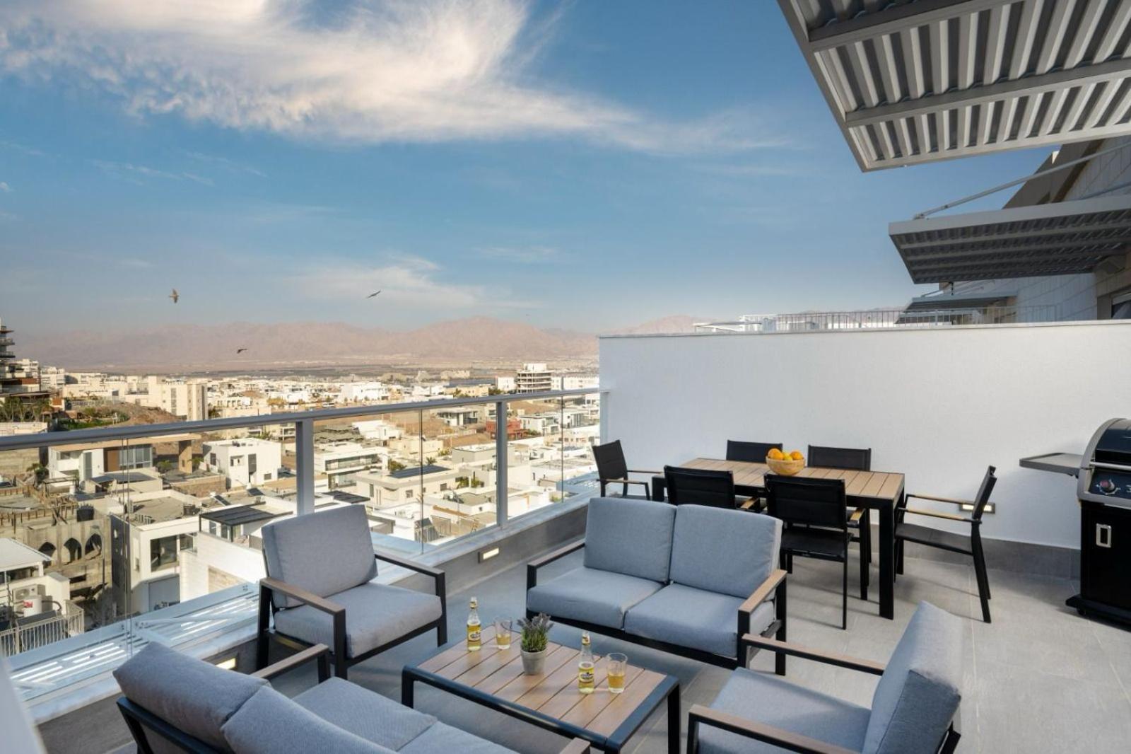 דירות אילת Mountain And Sea View - Penthouse With Private Pool מראה חיצוני תמונה